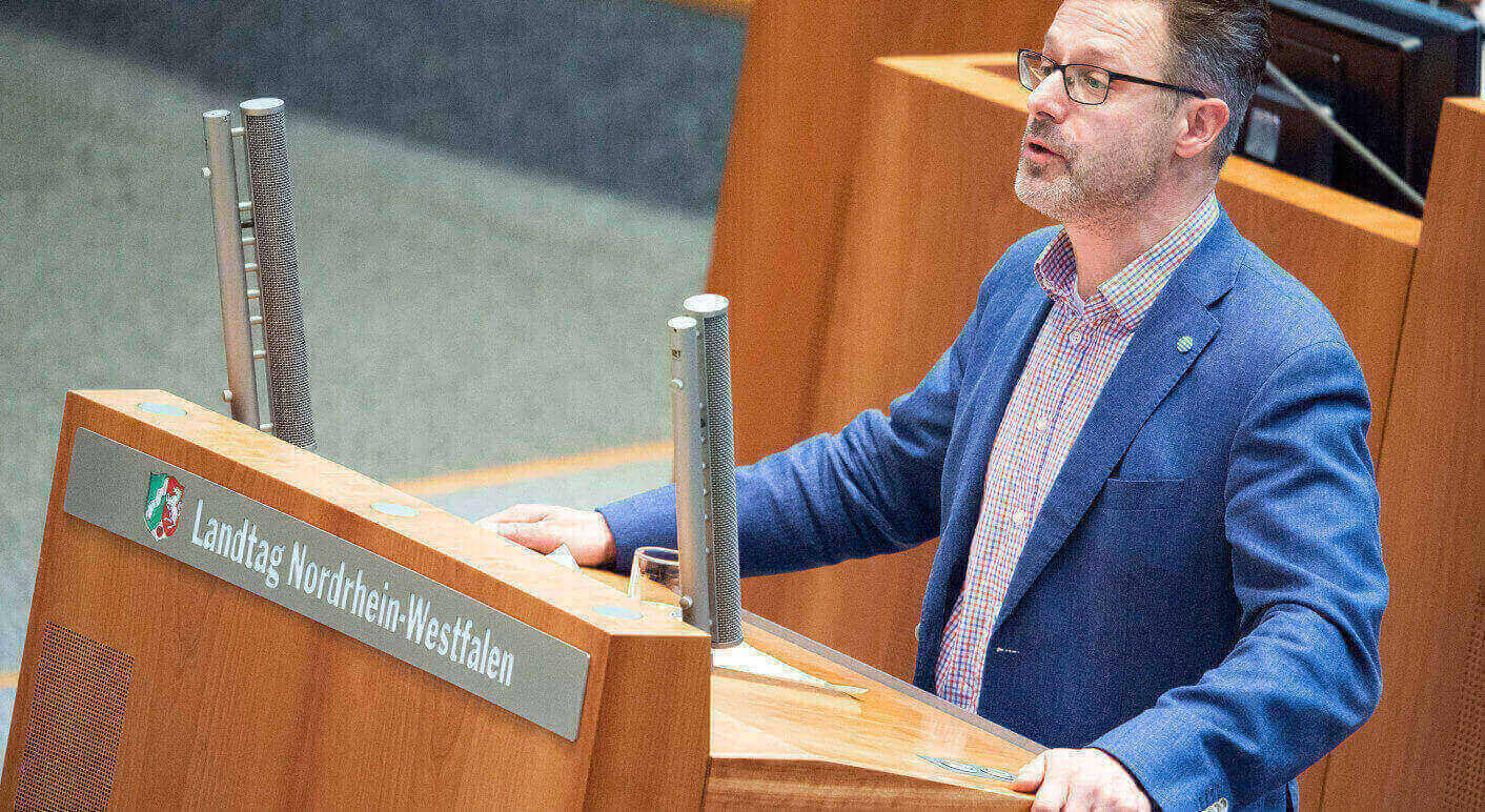 Sitzung des nordrhein-westfälischen Landtags