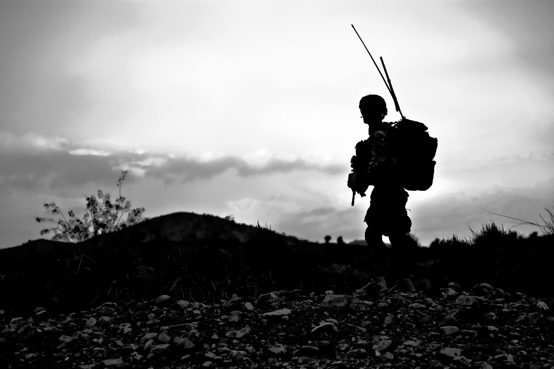 Ein Soldat