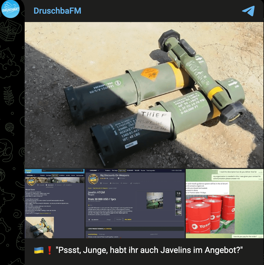 Angebliche Waffendeals im Darknet