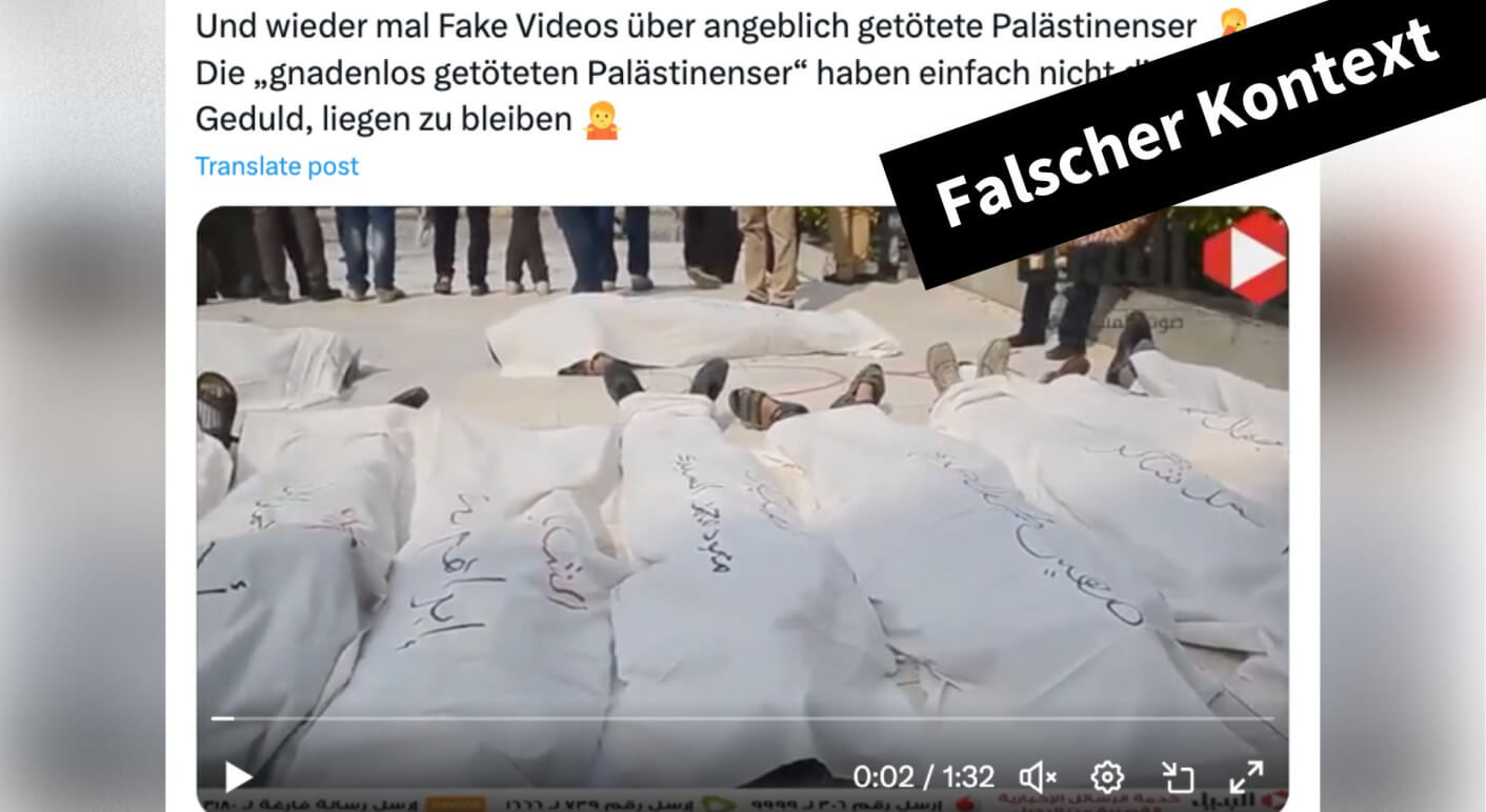 inszenierung-leichen-pallywood-palaestina-israel-krieg-falscher-kontext-studenten-aegypten